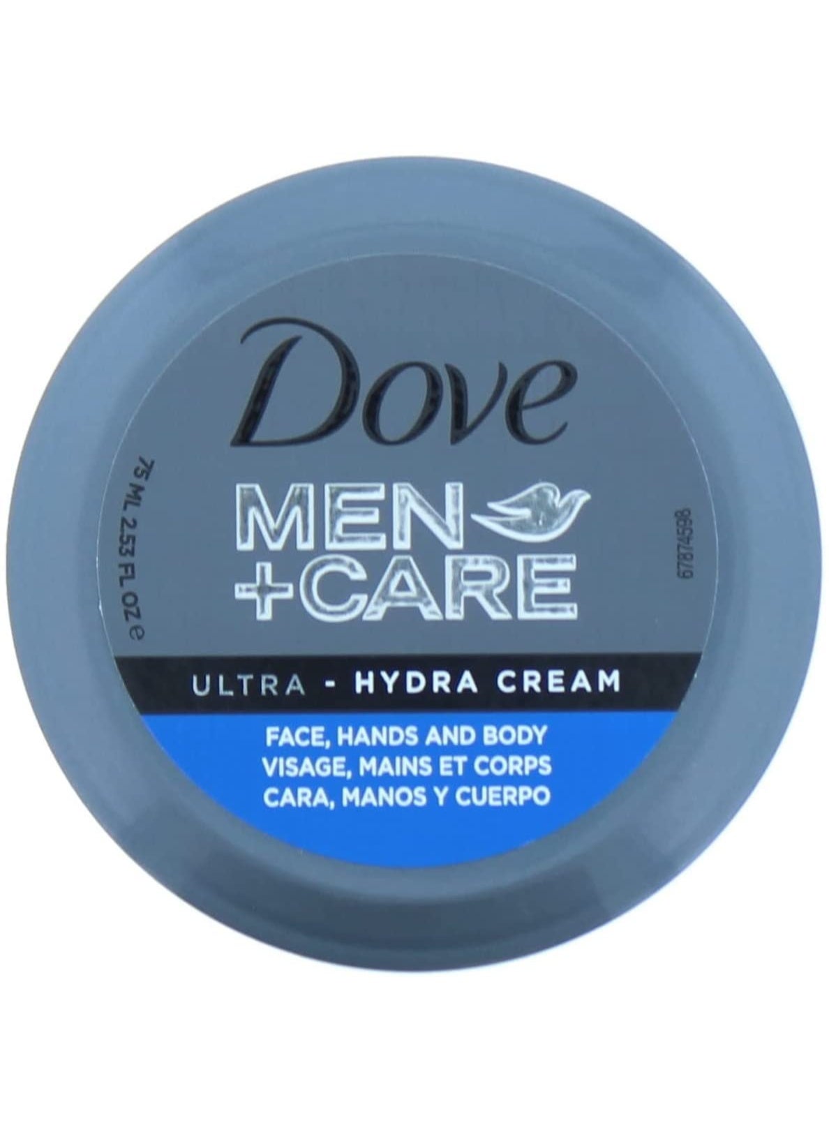 Dove Men + Care Ultra Care Hydra Cream Face, Hand And Body, 75 ml